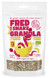 Granola mit Ananas und Banane bio 200 g - DIET-FOOD (Fred die Schlange)