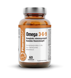 Omega 3-6-9 Nahrungsergänzungsmittel 60 Kapseln 82,2 g - Pharmovit (clean label)
