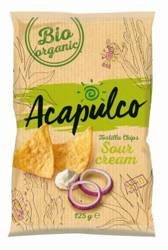 Nachos gewürzt mit Sahne und Zwiebel BIO 125 g