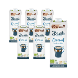 SET 6 x Barista glutenfreies Bio-Kokosgetränk 1l - Ecomil