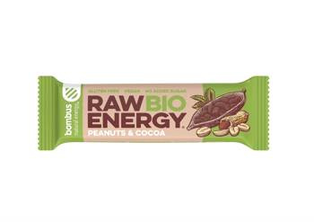RAW ENERGY BIO Erdnuss-Kakao glutenfreier Riegel BIO 50 g