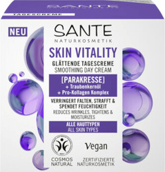 Glättende Tagescreme mit Parakresse, Traubenkernöl und Pro-Collagen-Komplex eco 50 ml - SANTE