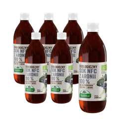SET 6 x Aronia-Saft BIO 100% 500ml